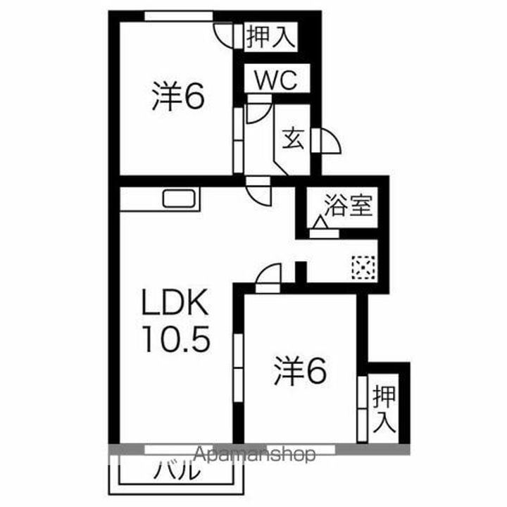 サンシャイン90の間取り