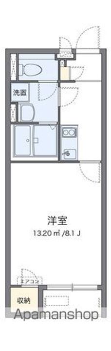 クレイノLANTANA205の間取り