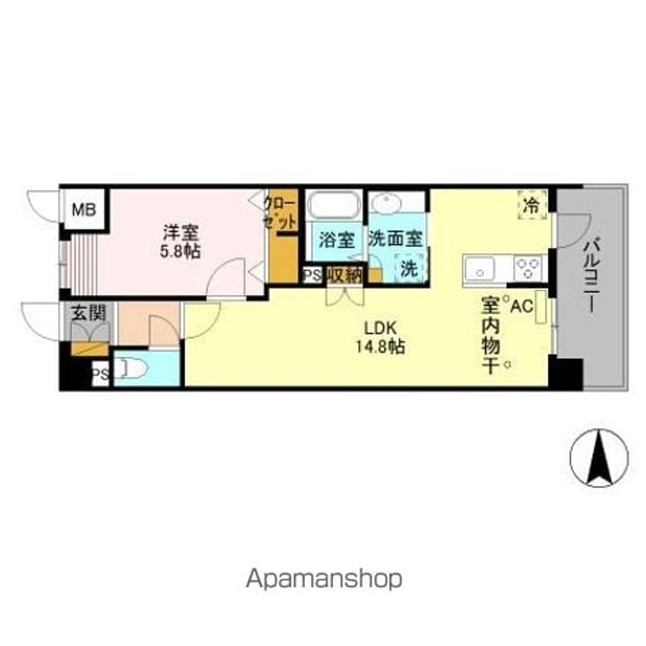 VILLA D’EST OHTE(ヴィラデスト大手)の間取り