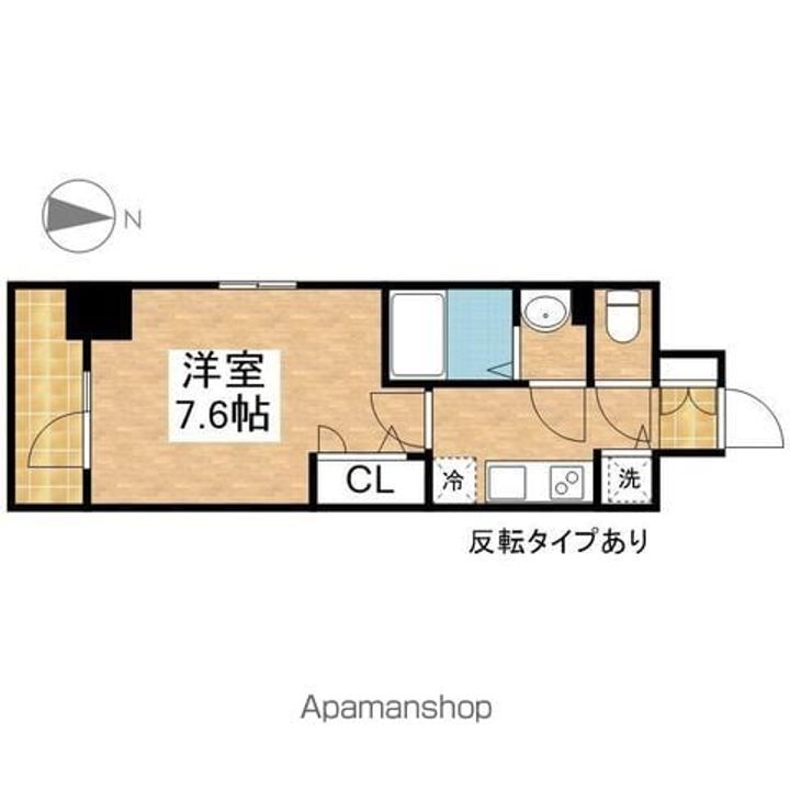 愛知県名古屋市中区大須1丁目の賃貸マンションの間取り