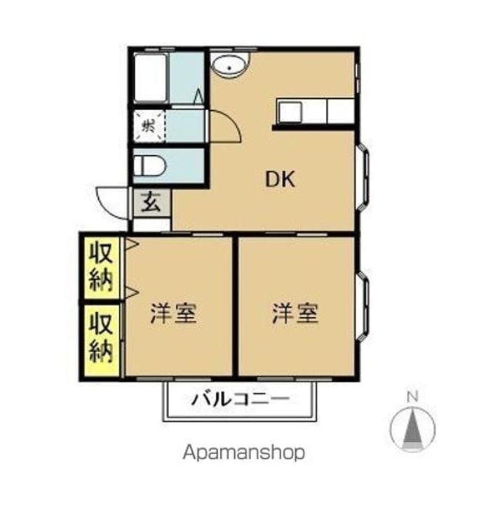 シティハイツ小林B棟の間取り