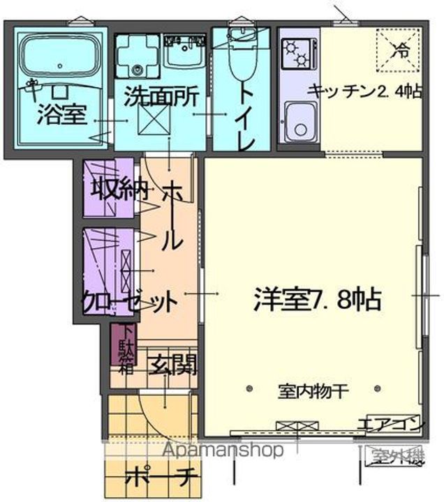 CASA BLOMMAⅠの間取り