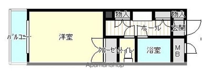 ザ・ハウス PARKSIDE新南陽504の間取り