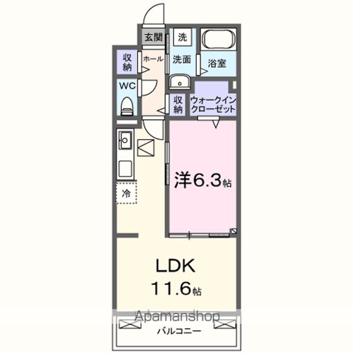 ヴィラバースの間取り