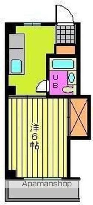 愛媛県松山市土居田町の賃貸マンション305の間取り