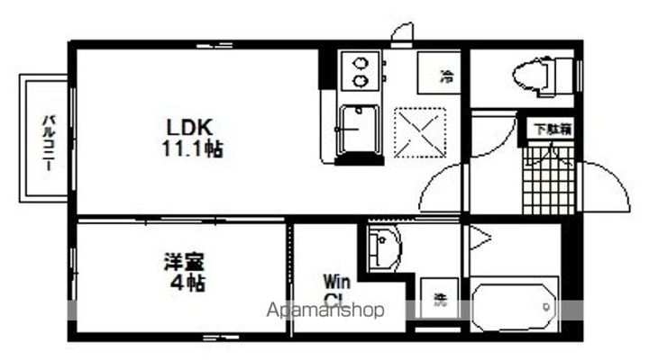 メゾン風雅の間取り