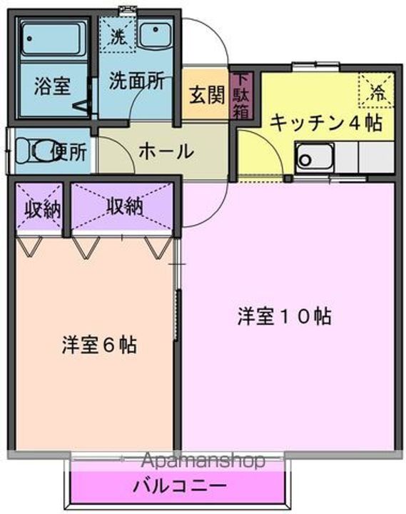スカイハープⅤ B101の間取り