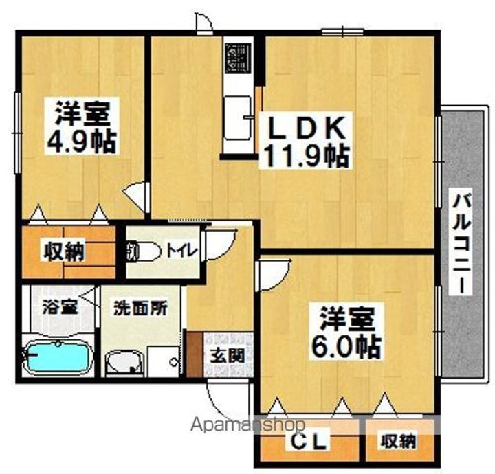グリーンフィールドの間取り