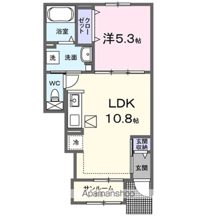 シンフォニーの間取り
