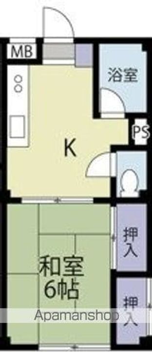 クロノス中野新橋の間取り