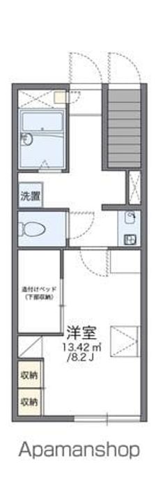レオパレスセンチュリーⅡ104の間取り