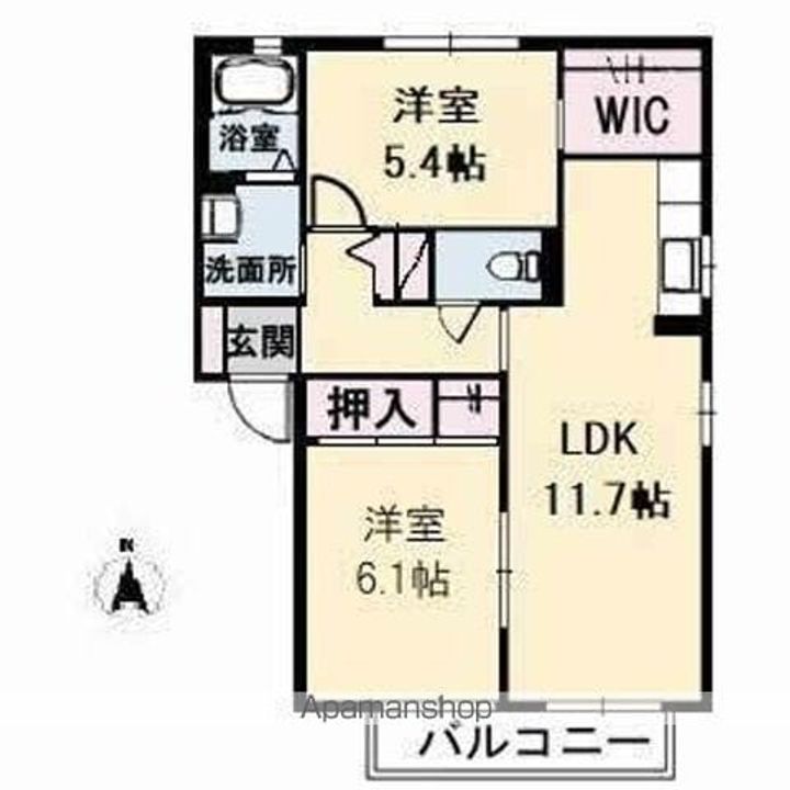 バリュージュJINA101の間取り