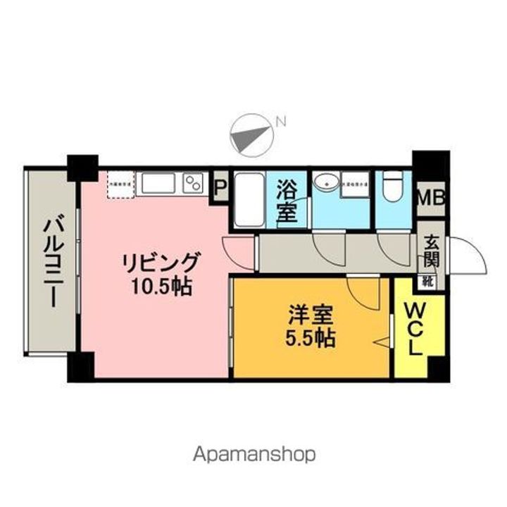 モントーレヒルズ東櫛原の間取り