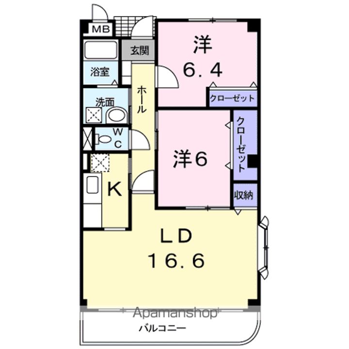ベルブリーズの間取り