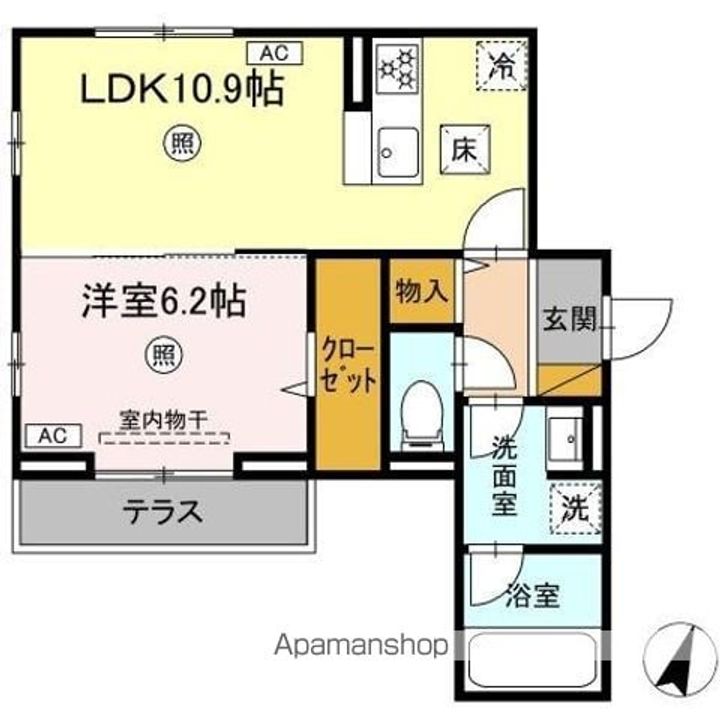 ディーグラースの間取り