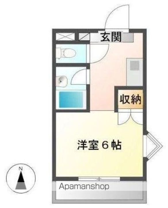 アーベイン三木パートⅡ10Dの間取り