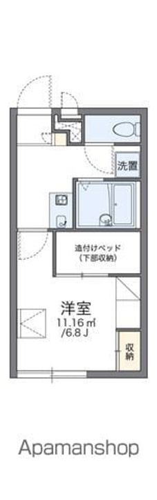 レオパレスフィオローナの間取り