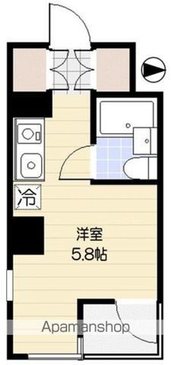 東京都国分寺市本町4丁目の賃貸マンションの間取り