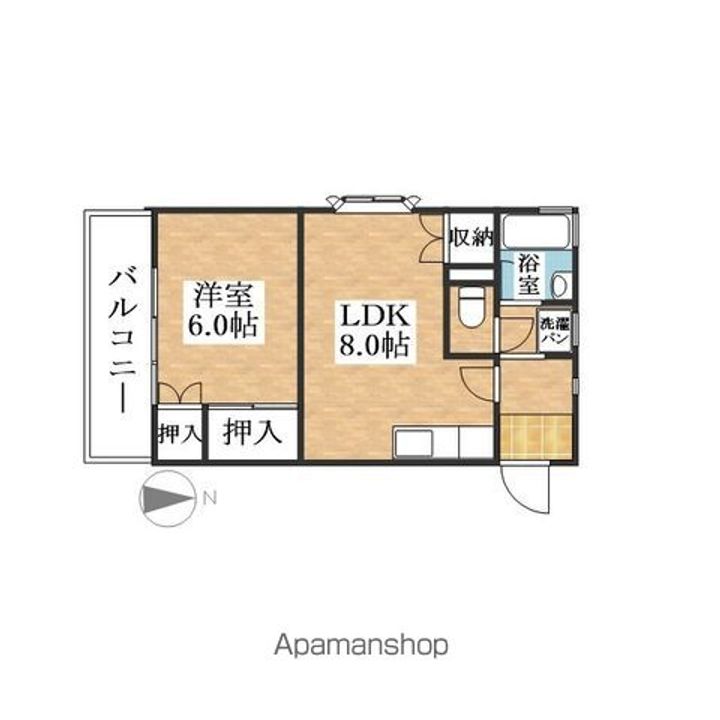 サンハイツ五才美301の間取り