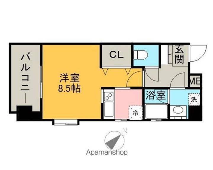 レジディア警固の間取り