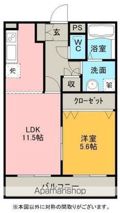 クラール滝田の間取り