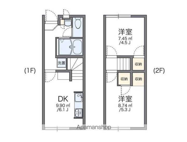 レオパレススプリングバレーの間取り