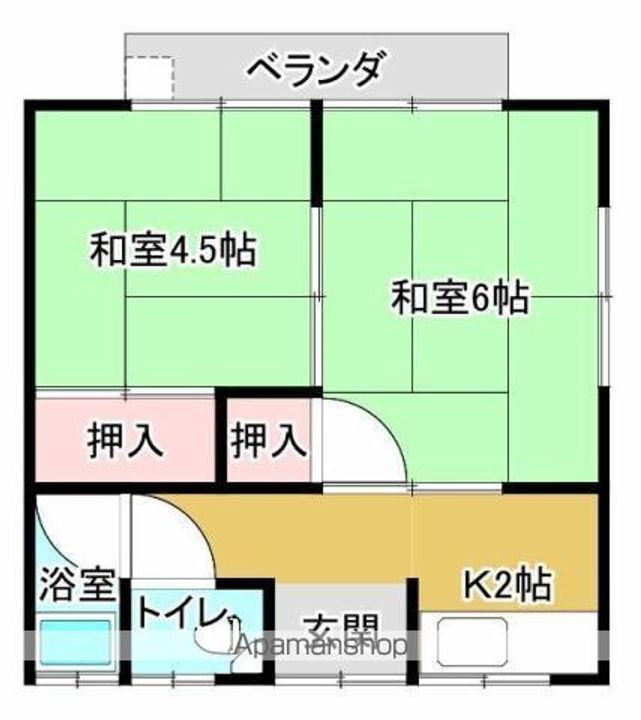 コーポ南風の間取り