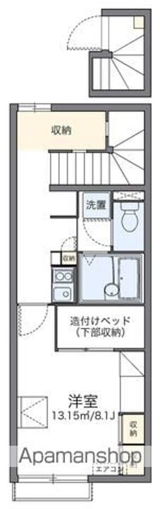 レオパレス美田園東209の間取り