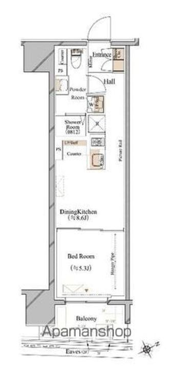 ブランシエスタ浅草蔵前の間取り