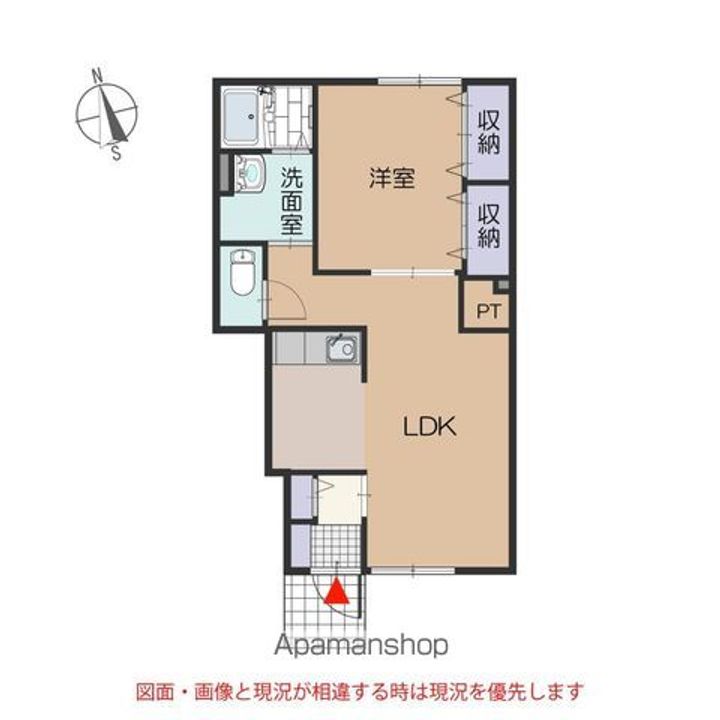 グランシャリオ Ⅴ102号室の間取り