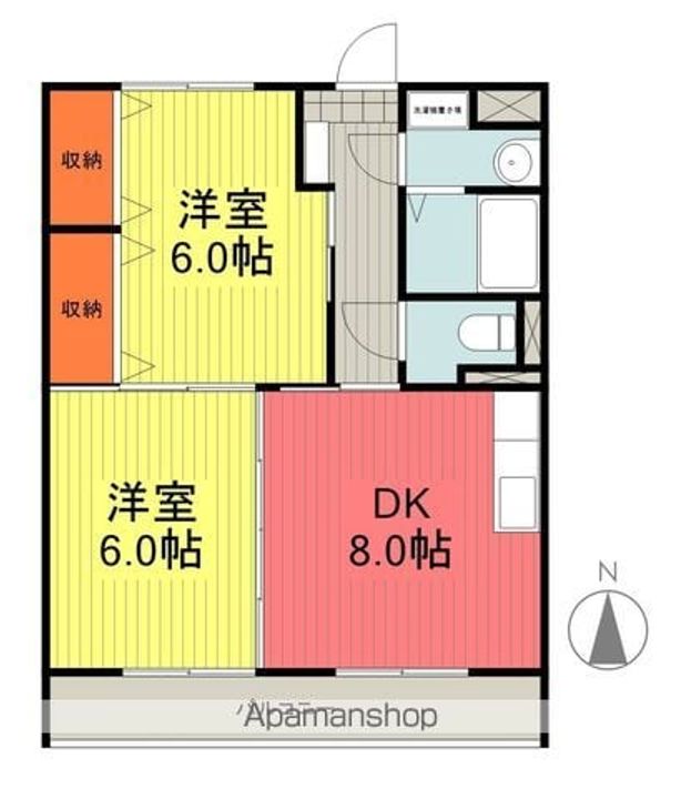 リヴェール河野205の間取り