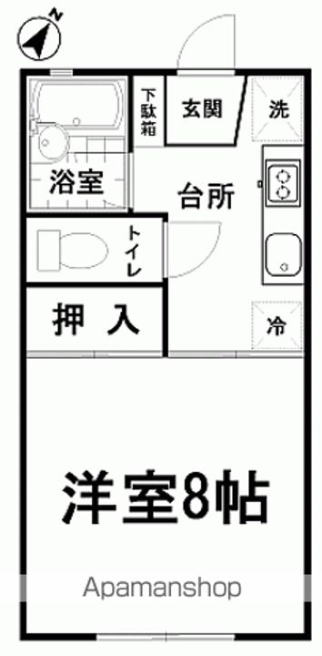 プレジール泉B105の間取り