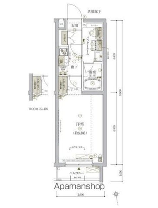 ARCOBALENO TORITSUKASEIの間取り