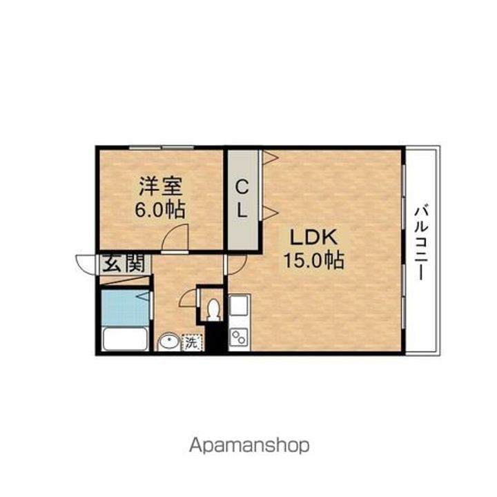 メゾン古城21の間取り