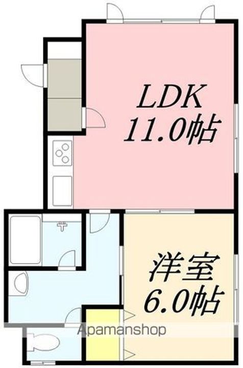 シャトーハイツ杉並101の間取り