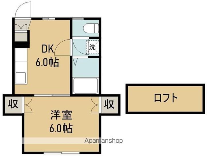 レオパレス沖野第3104の間取り