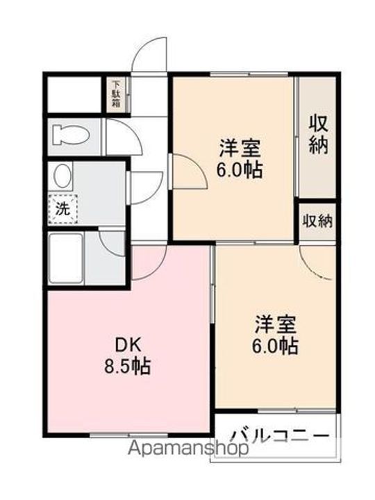 エクセル栗林の間取り