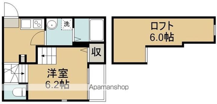 ハーモニーテラス福住町Ⅲの間取り