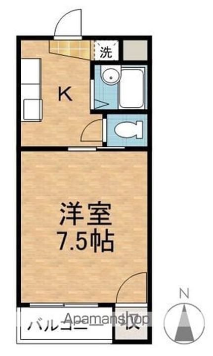 コーポT&T吉田の間取り