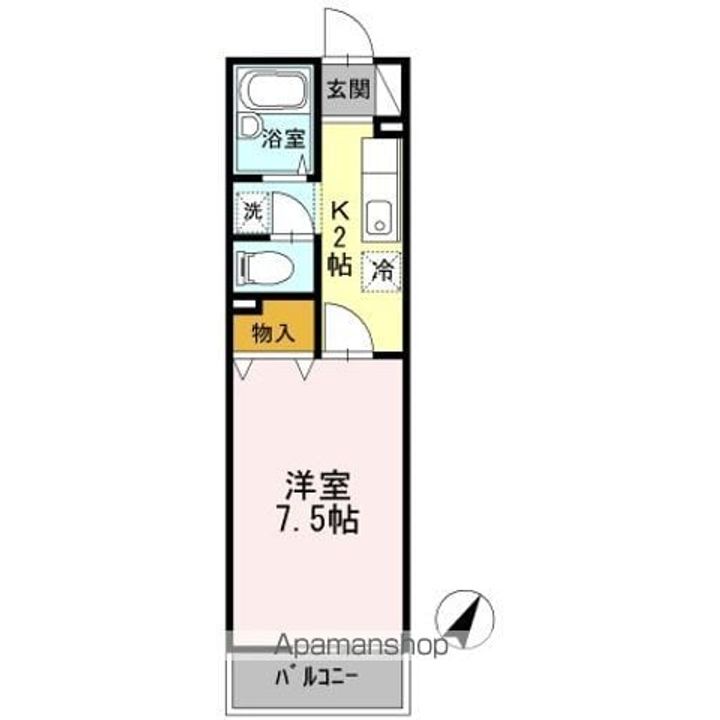 ヴィラフローラⅠの間取り