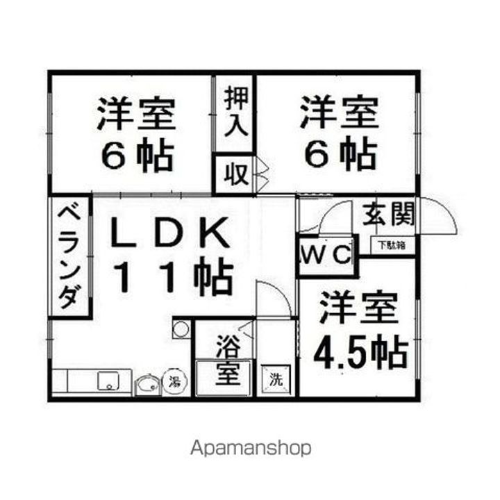 コンフォートK10の間取り