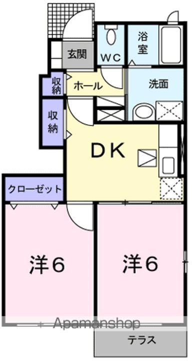 カーサセレノ 弐番館の間取り