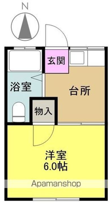 ヒルズキクヨ202の間取り