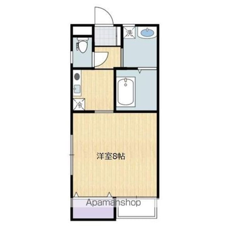 メゾン岩沼201の間取り