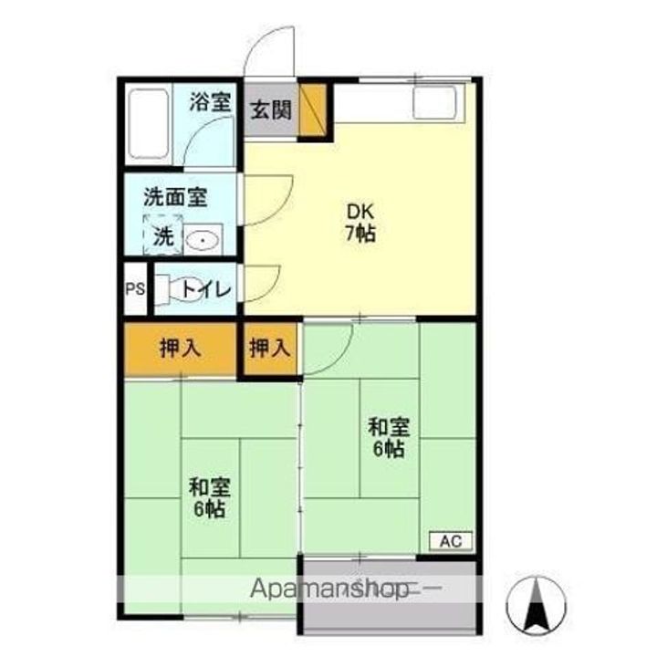 メゾン梨花の間取り