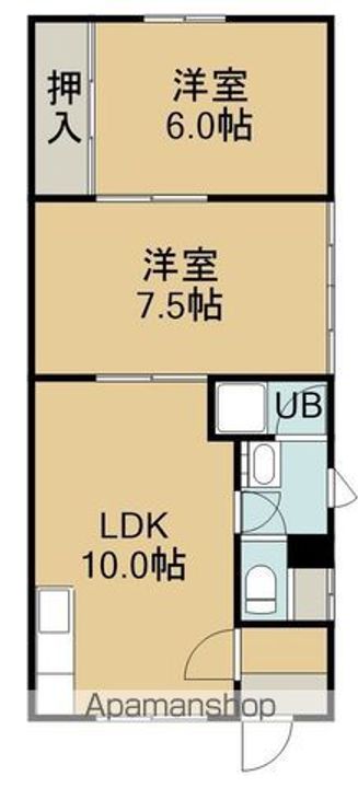 加藤アパート3102の間取り