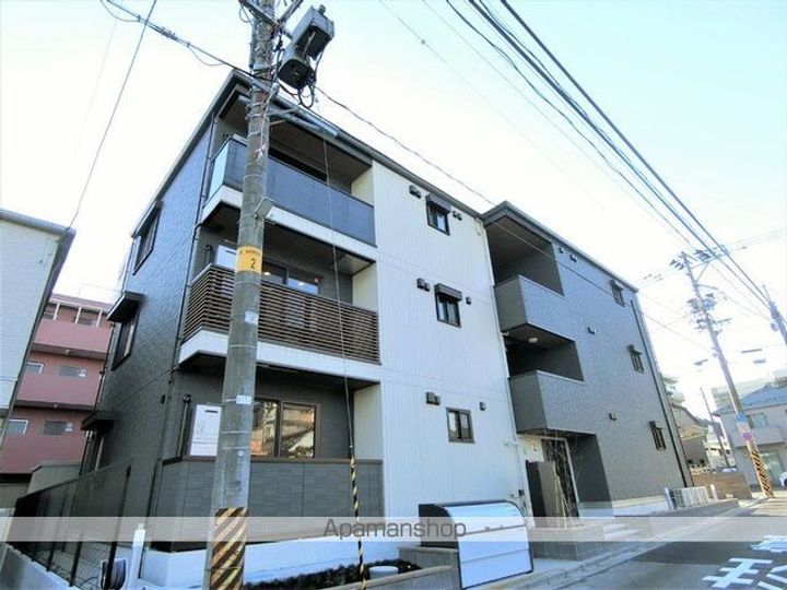宮城県仙台市若林区南材木町の賃貸アパートの外観