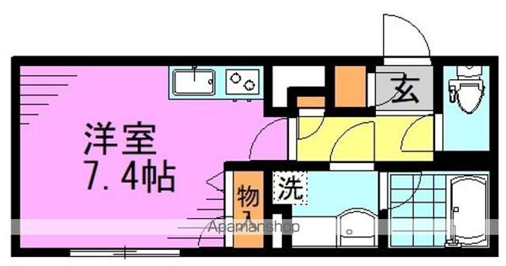 東京都杉並区高円寺南2丁目の賃貸マンションの間取り