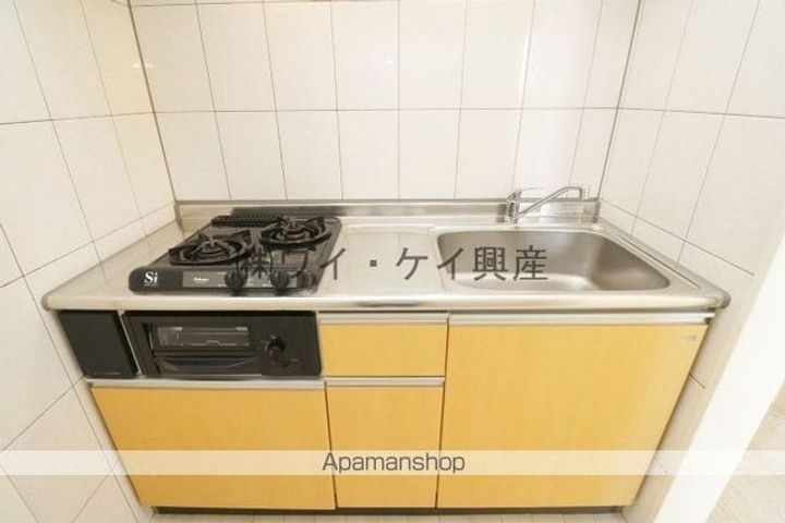 岡山県倉敷市中畝3丁目の賃貸アパートのキッチン