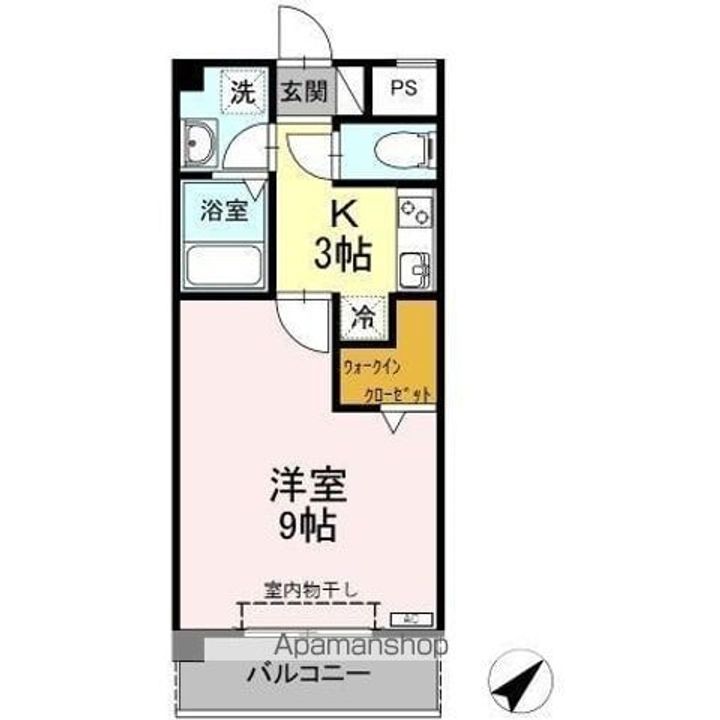 愛知県西春日井郡豊山町大字青山字東栄の賃貸マンション103の間取り